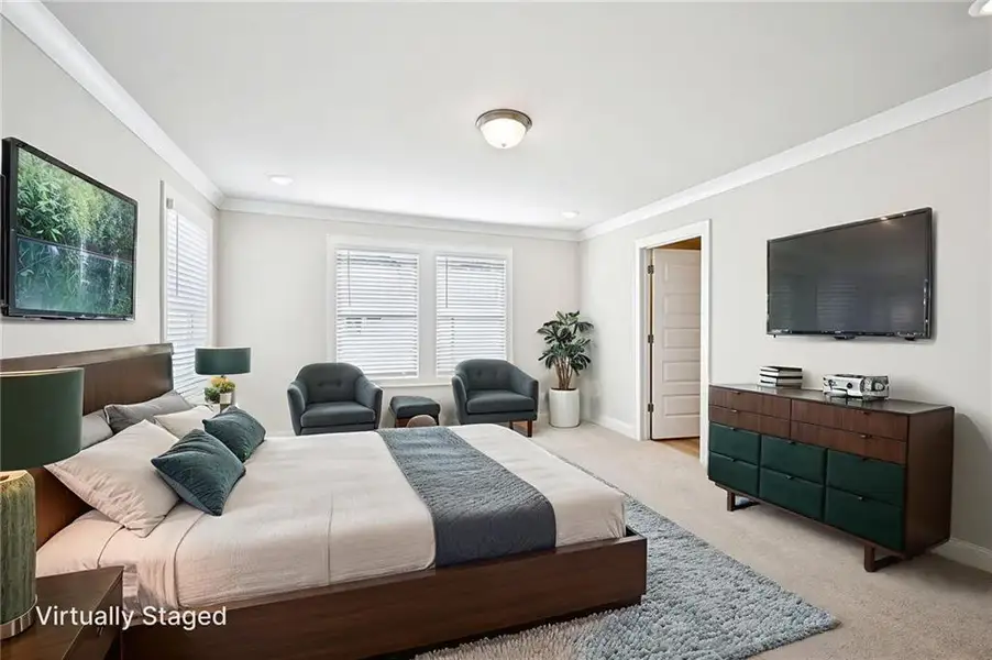 Furnished interior view inside a new home in , Lawrenceville (Image 10).