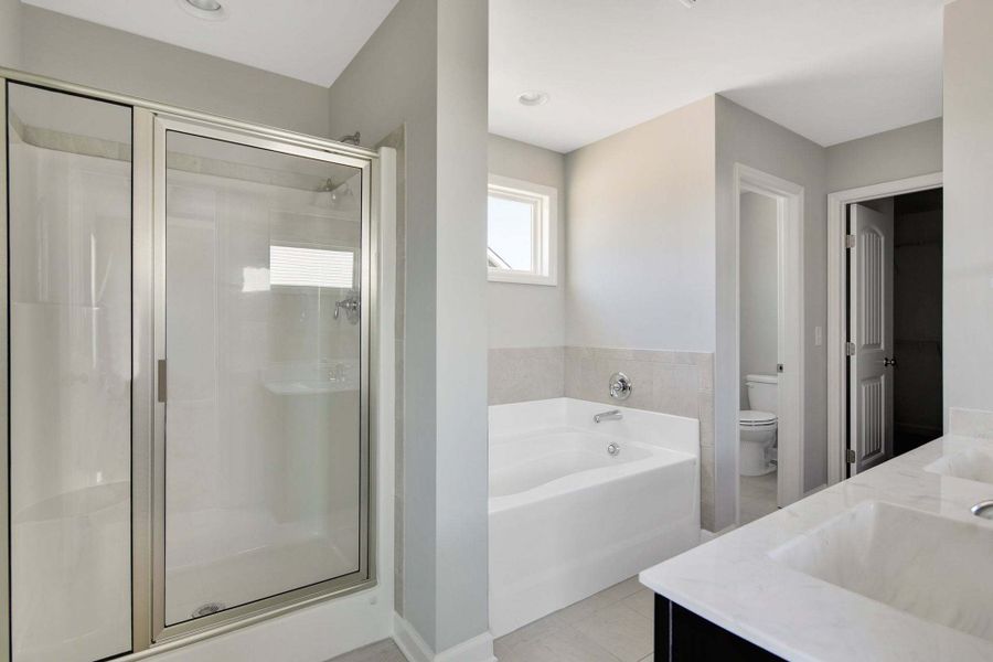 Representative furnished interior of a home built from the Aberdeen by Caviness & Cates Communities in Bartlett Manor, Youngsville (Image 178).