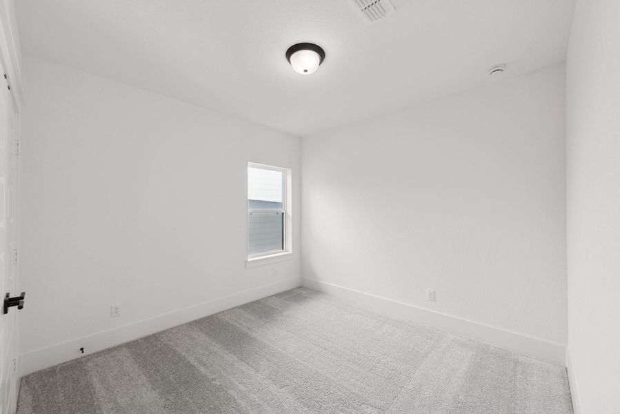 Spacious, unfurnished interior of a new home in Easthaven at Bridgeland Central - Vision Collection, Cypress (Image 22). Spacious, unfurnished interior of a new home in Easthaven at Bridgeland Central - Vision Collection, Cypress (Image 22).