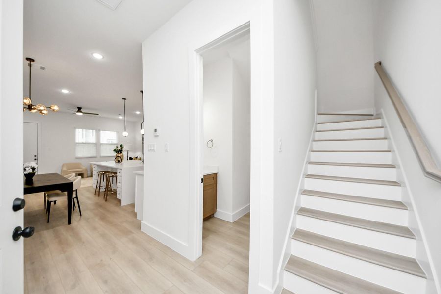 Furnished interior view inside a new home in , Houston (Image 4).