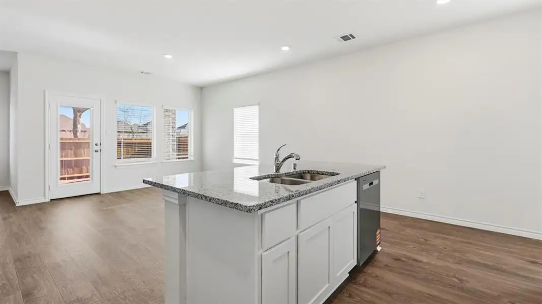 Furnished interior view inside a new home in Silverado, Aubrey (Image 4).