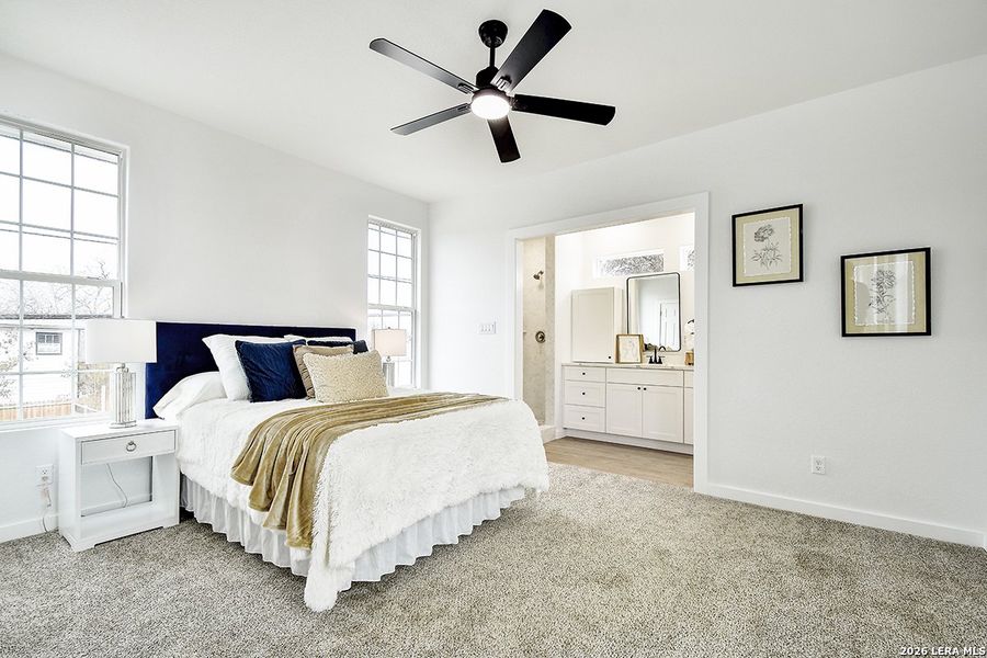 Furnished interior view inside a new home in , San Antonio (Image 27).