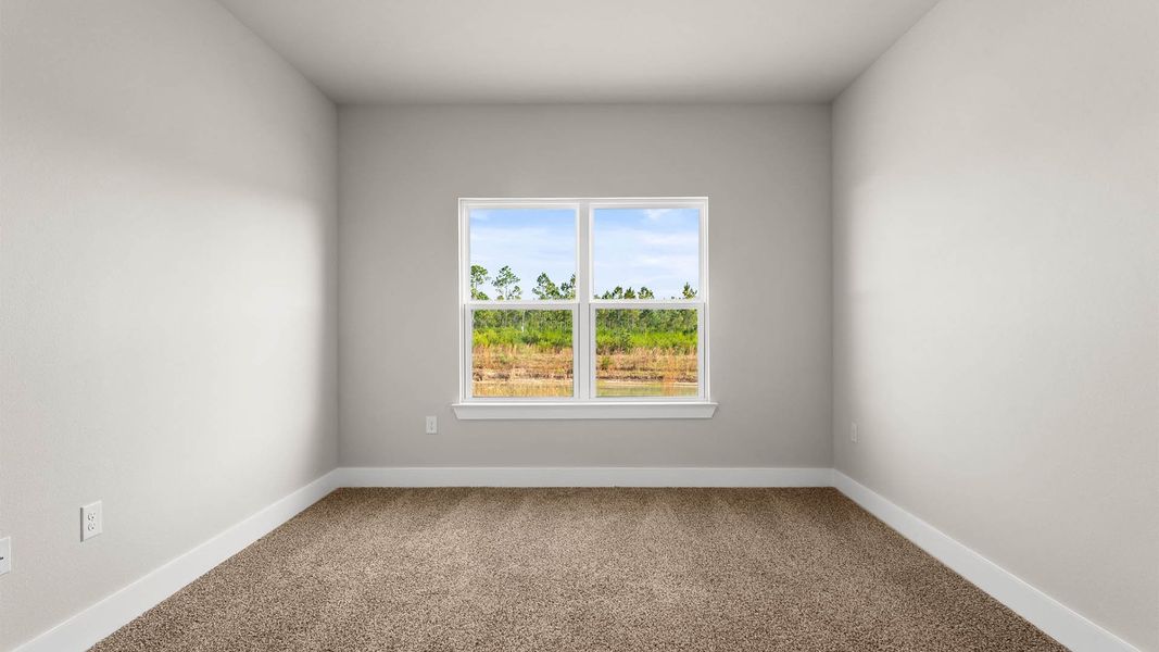 Representative unfurnished interior of a home built from the The Mckenzie by D.R. Horton in Liberty, Panama City (Image 30).