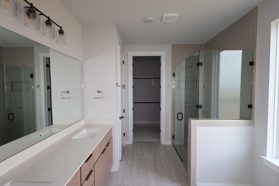 Furnished interior view inside a new home in Terrace Collection At Turner's Crossing, Buda (Image 5).