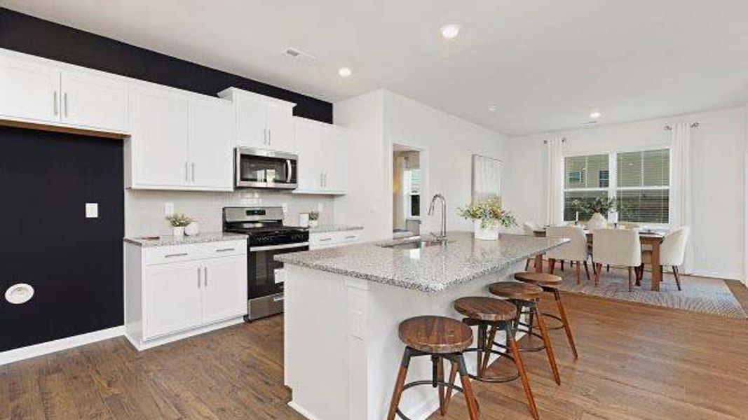 Furnished interior view inside a new home in Clark Creek Landing, Lincolnton (Image 5).