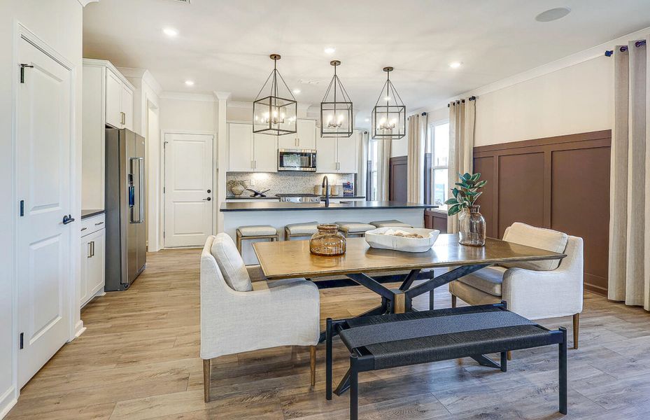 Furnished interior view inside a new home in Galloway Towns, Charlotte (Image 11).