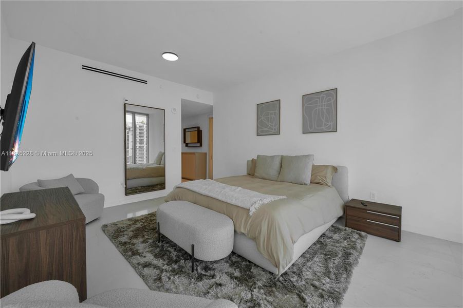 Furnished interior view inside a new home in Aston Martin Residences, Miami (Image 31).