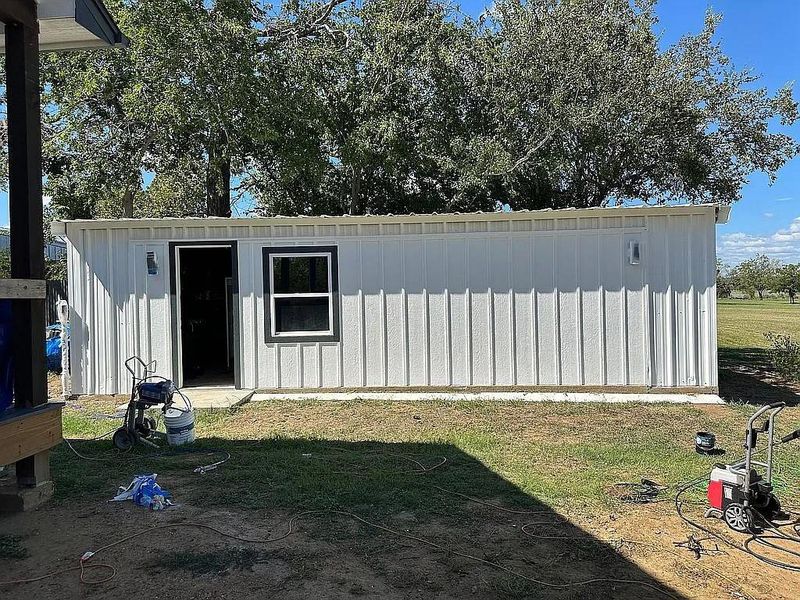 Exterior details and patio area of a home in , Tow (Image 26). Exterior details and patio area of a home in , Tow (Image 26).