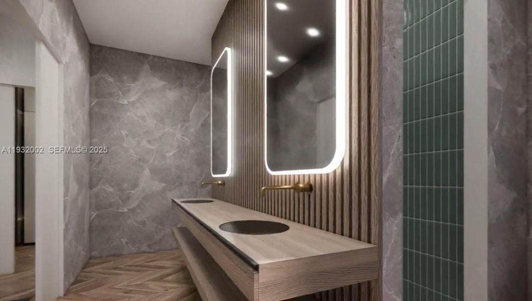 Furnished interior view inside a new home in , Miami (Image 8). Furnished interior view inside a new home in , Miami (Image 8).