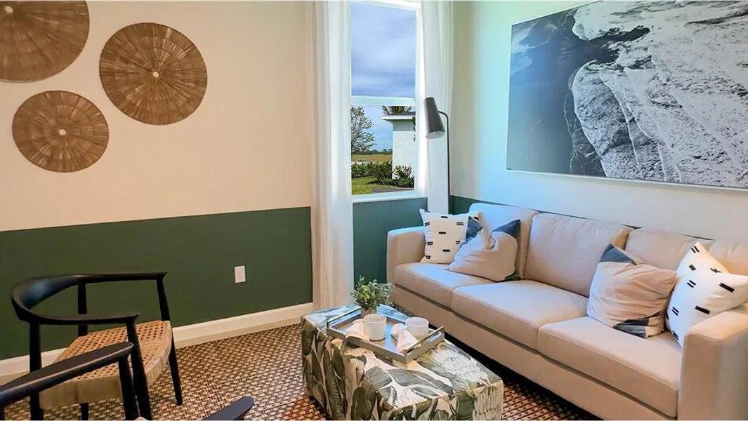 Furnished interior view inside a new home in , Fort Pierce (Image 7).