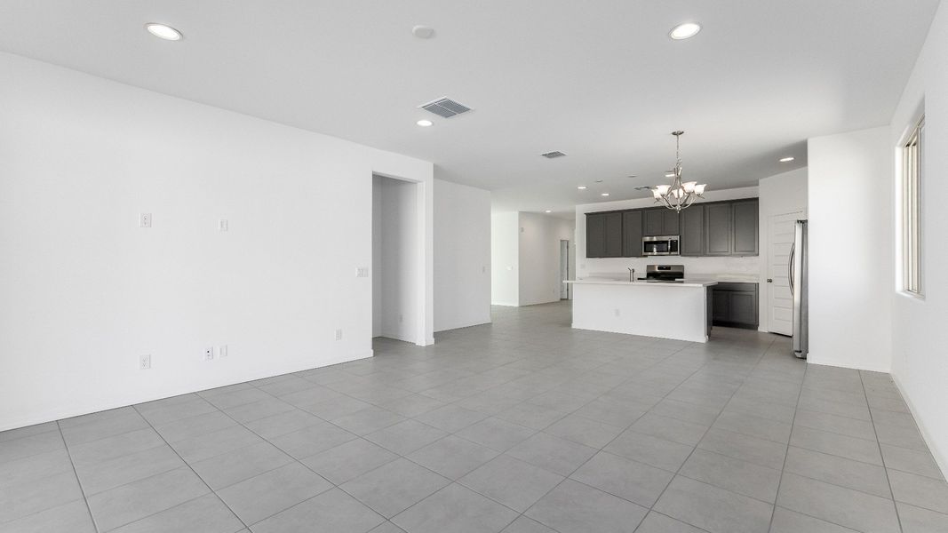 Furnished interior view inside a new home in Castillo at Anderson Parc, Buckeye (Image 6).