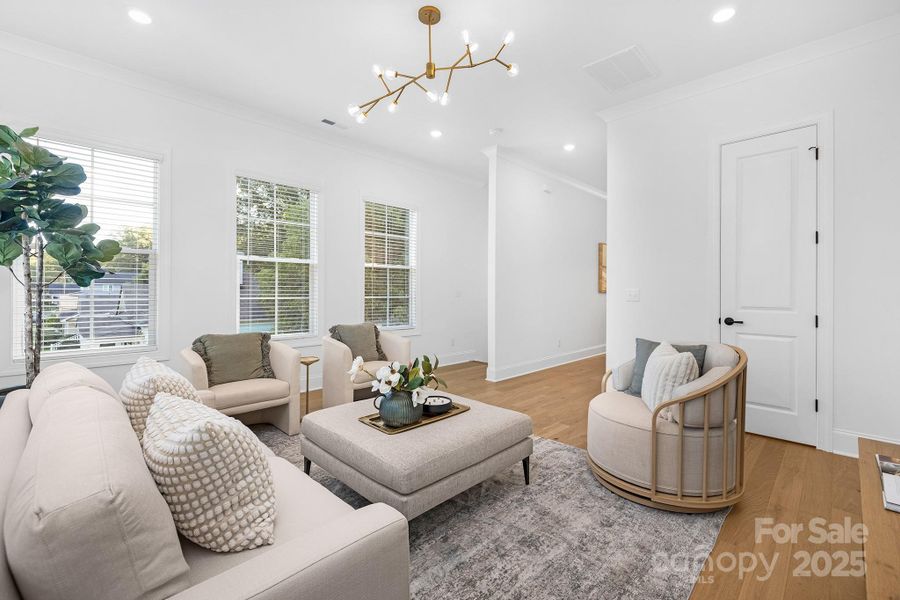 Furnished interior view inside a new home in , Charlotte (Image 7).