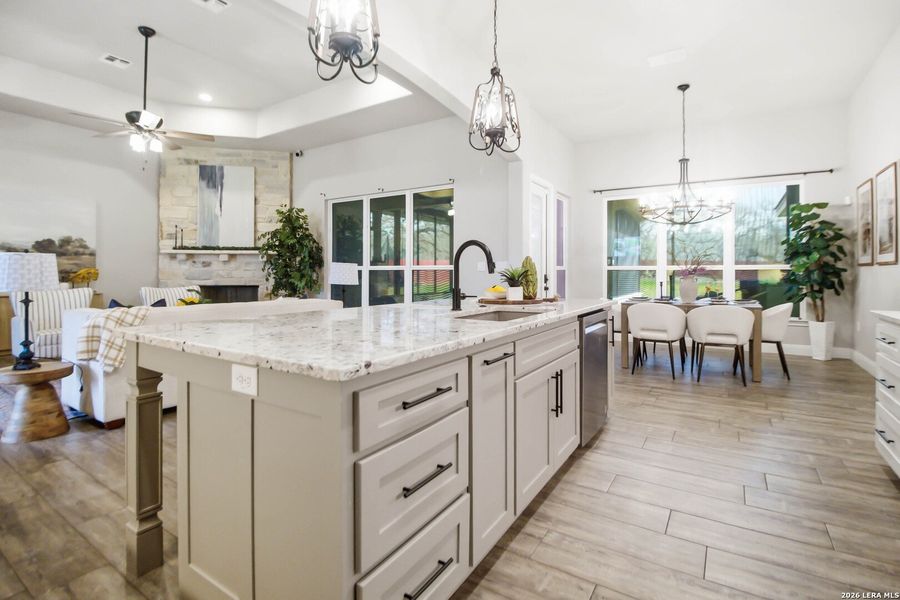 Furnished interior view inside a new home in , La Vernia (Image 16).