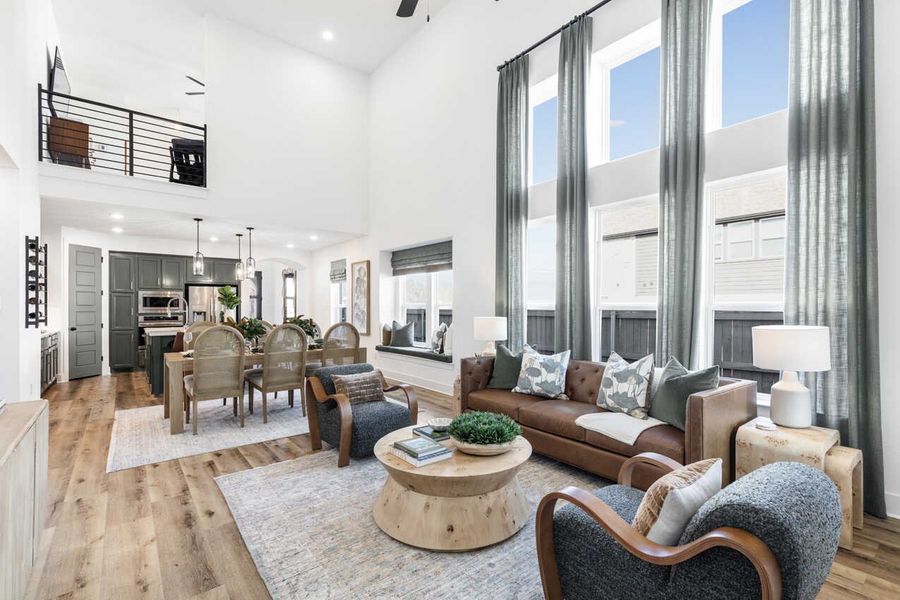 Representative Family Room - some options shown Representative Family Room - some options shown