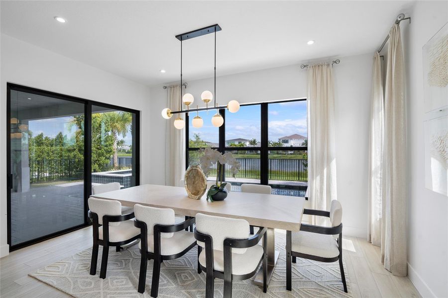 Furnished interior view inside a new home in Solana Bay at Avenir, Palm Beach Gardens (Image 35). Furnished interior view inside a new home in Solana Bay at Avenir, Palm Beach Gardens (Image 35).