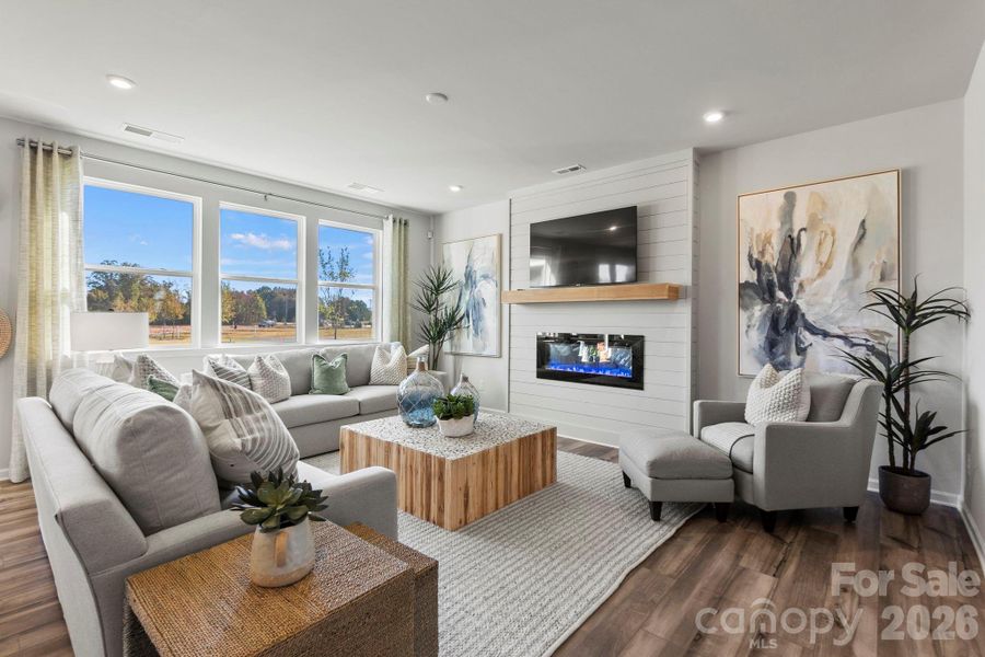 Furnished interior view inside a new home in The Meadows at Asbury Ridge, York (Image 8). Furnished interior view inside a new home in The Meadows at Asbury Ridge, York (Image 8).