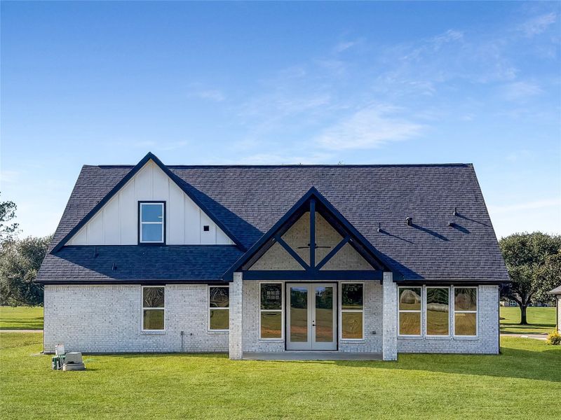 Exterior details and patio area of a home in , Waller (Image 3).