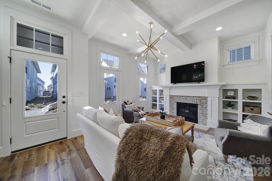 Furnished interior view inside a new home in , Fort Mill (Image 6).