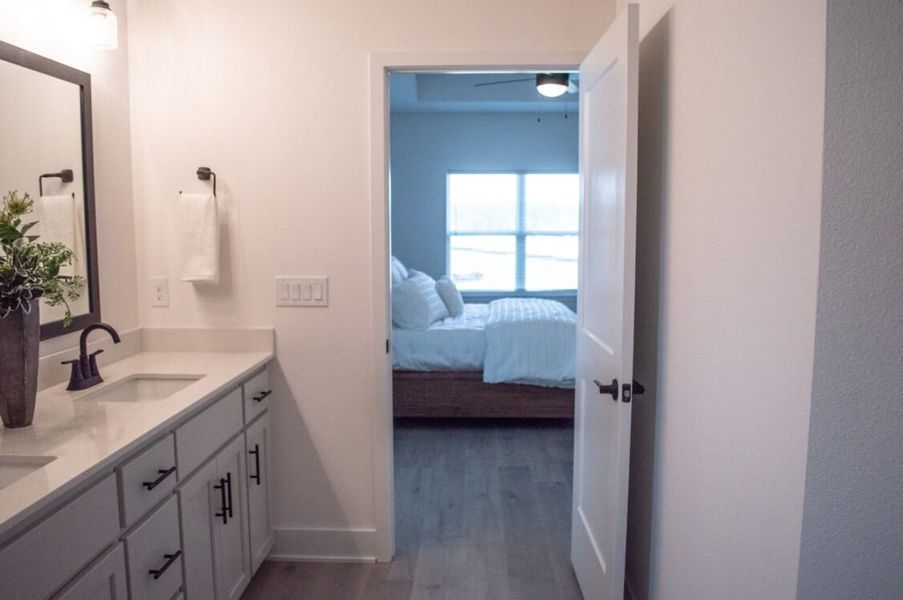 Furnished interior view inside a new home in Parkland Place, Pace (Image 14).