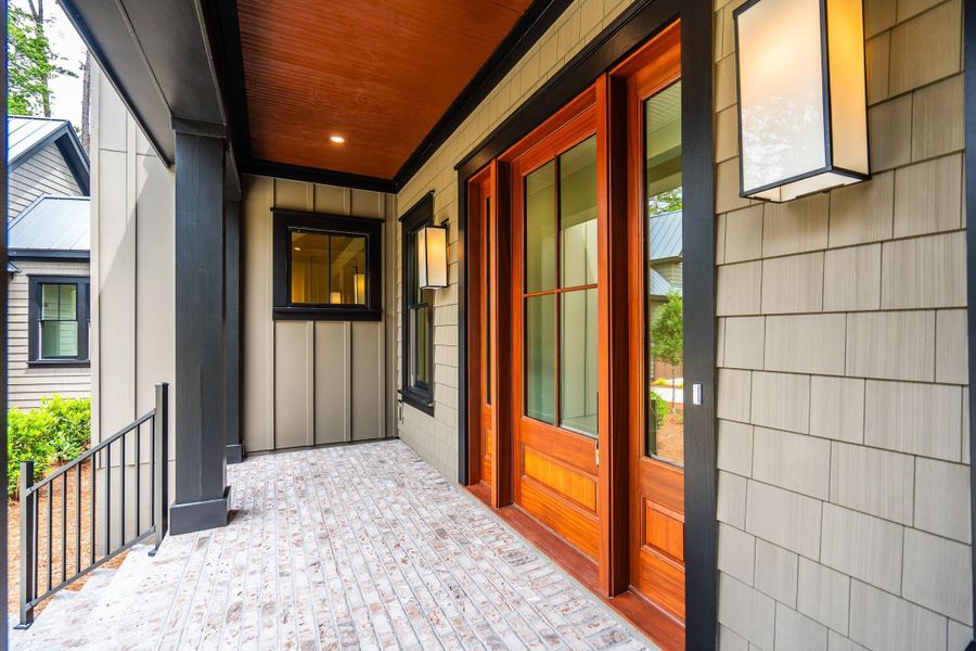 Exterior details and patio area of a home in , Johns Island (Image 43).
