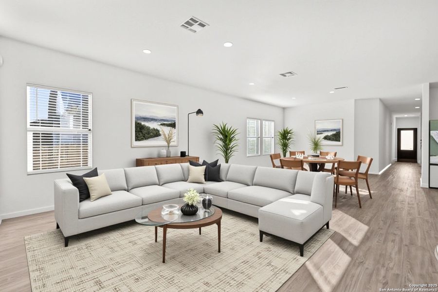 Furnished interior view inside a new home in , San Antonio (Image 7). Furnished interior view inside a new home in , San Antonio (Image 7).