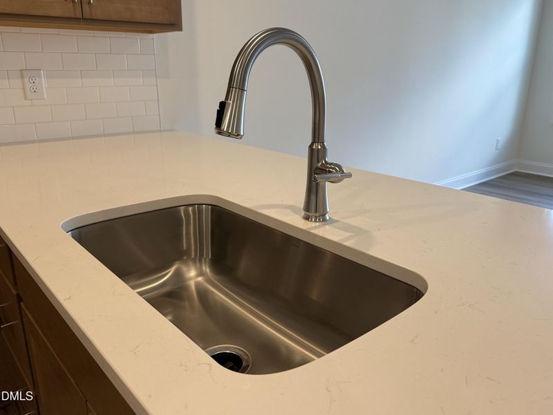 Large single bowl sink