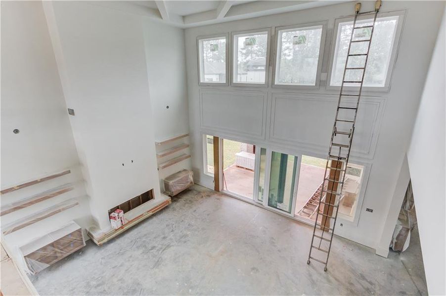 In-progress construction of a new home in , Buford, GA (Image 36).