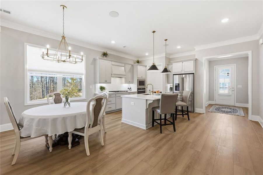Furnished interior view inside a new home in , Cumming (Image 34).