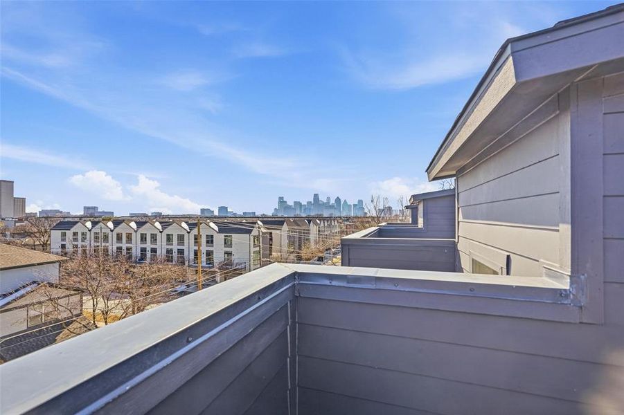 Exterior details and patio area of a home in , Dallas (Image 23).