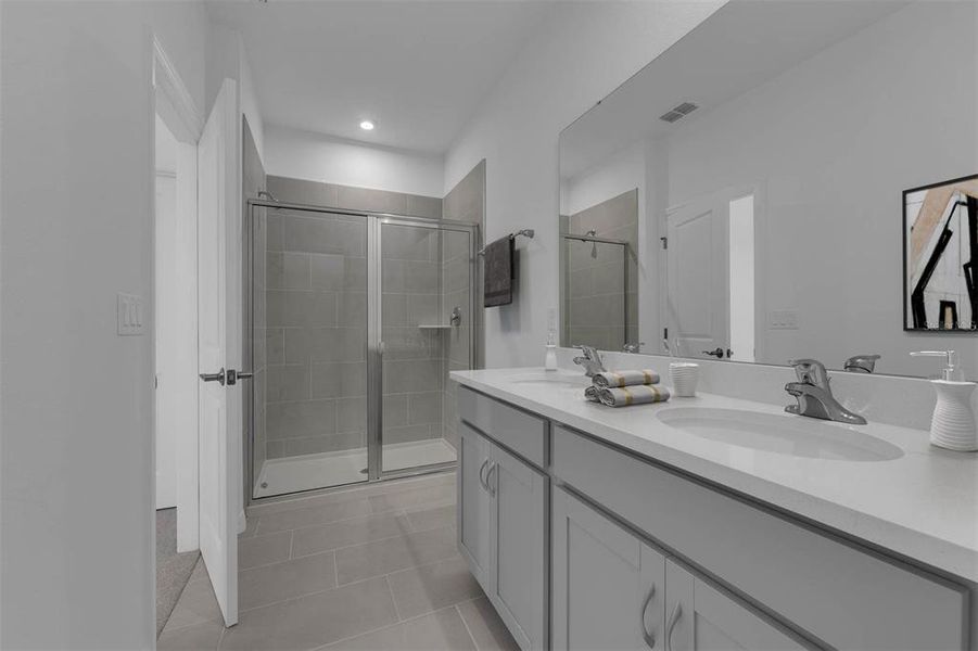 Furnished interior view inside a new home in Spring Walk at the Junction, Debary (Image 18). Furnished interior view inside a new home in Spring Walk at the Junction, Debary (Image 18).