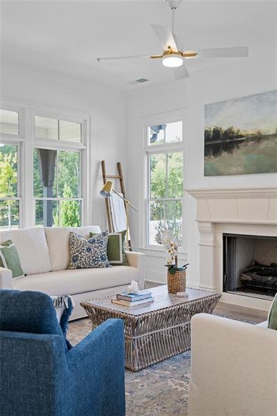 Furnished interior view inside a new home in Foxhall Residences, Douglasville GA, Douglasville (Image 27).