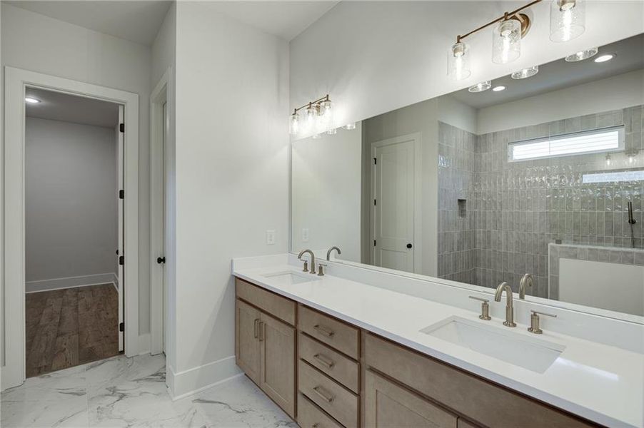 Furnished interior view inside a new home in , Statham (Image 7).