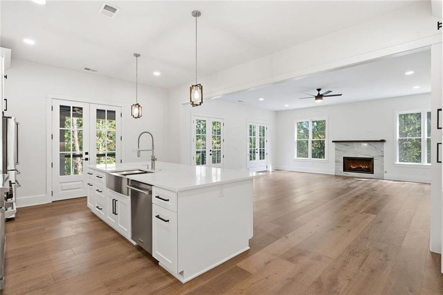 Furnished interior view inside a new home in , Ball Ground (Image 10).