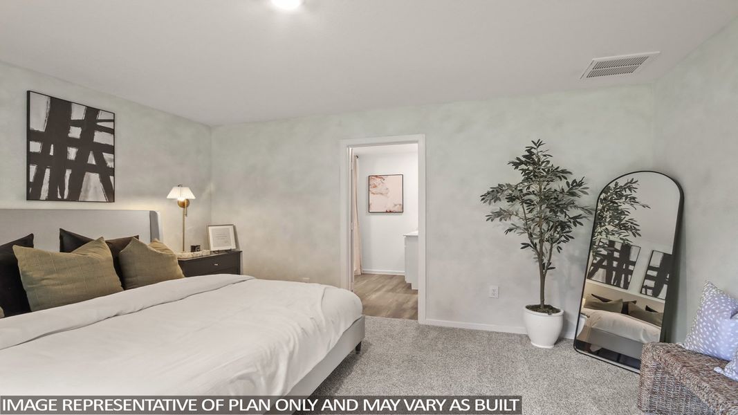 Furnished interior view inside a new home in Lexington Heights, Willis (Image 14).