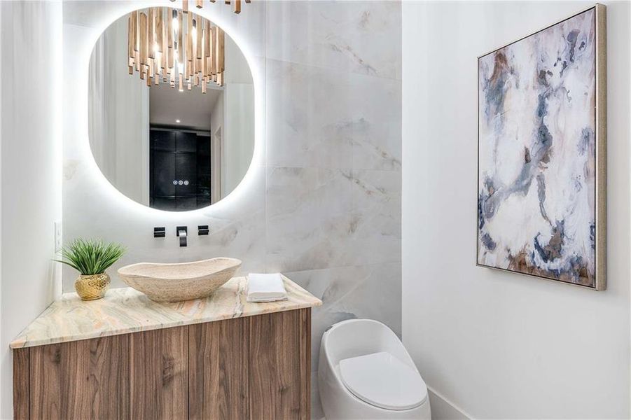 Furnished interior view inside a new home in , Sandy Springs (Image 18). Furnished interior view inside a new home in , Sandy Springs (Image 18).