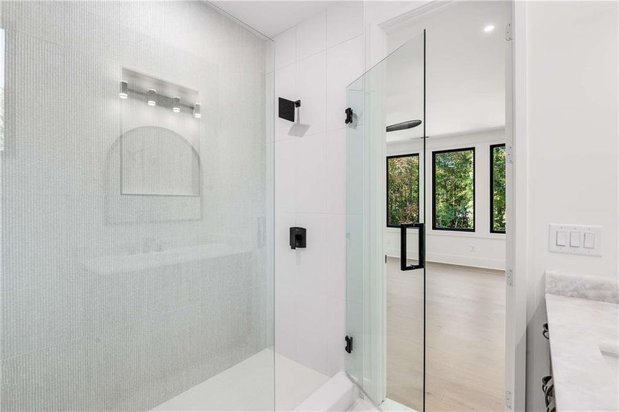 Furnished interior view inside a new home in , Sandy Springs (Image 56). Furnished interior view inside a new home in , Sandy Springs (Image 56).