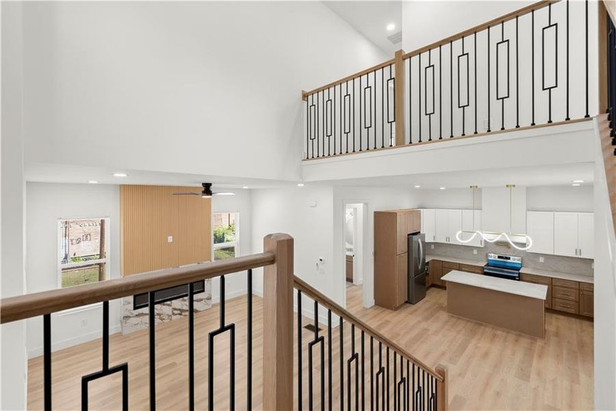 Furnished interior view inside a new home in , Atlanta (Image 10).