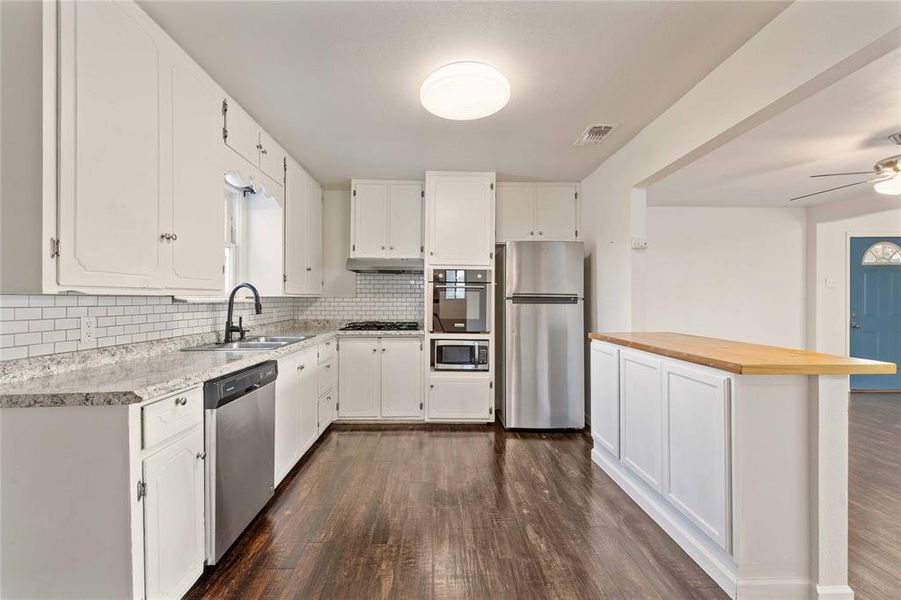 Furnished interior view inside a new home in , Early (Image 10). Furnished interior view inside a new home in , Early (Image 10).