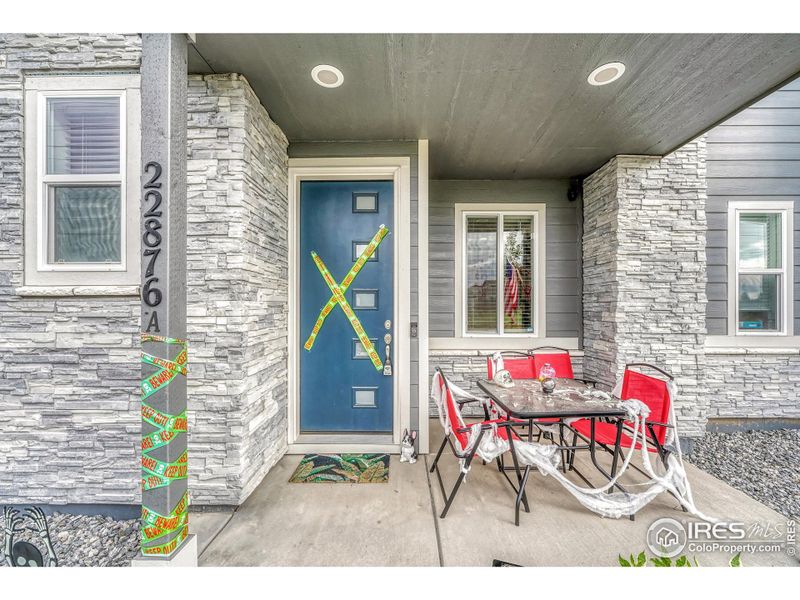 Exterior details and patio area of a home in , Aurora (Image 3). Exterior details and patio area of a home in , Aurora (Image 3).