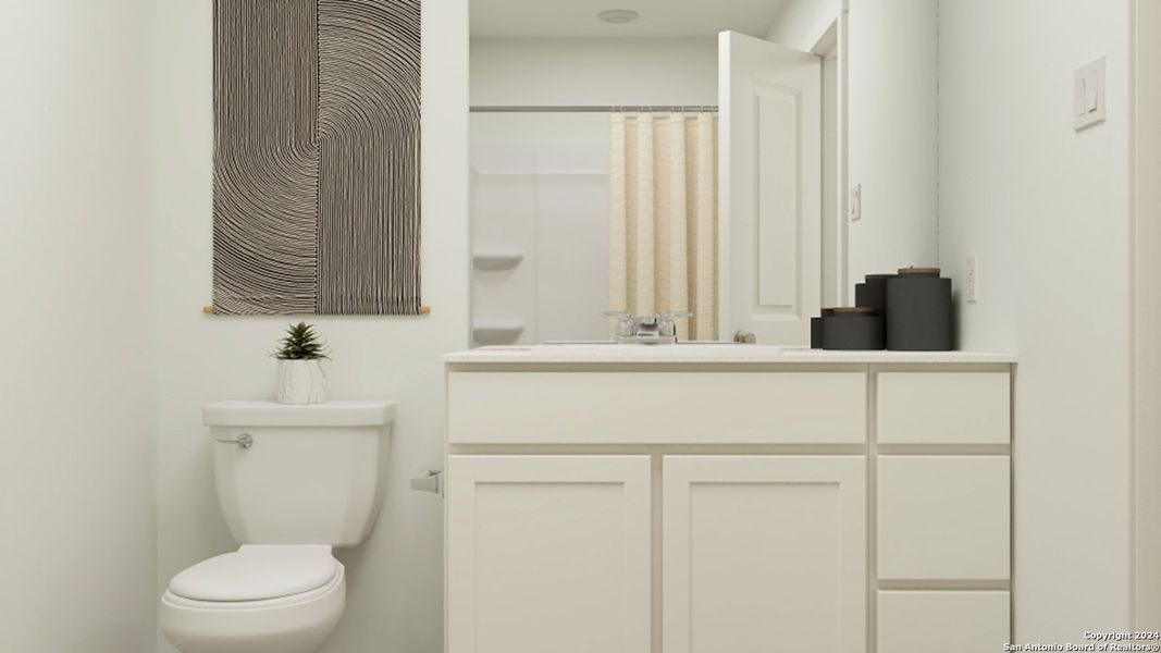 Furnished interior view inside a new home in , San Antonio (Image 9). Furnished interior view inside a new home in , San Antonio (Image 9).