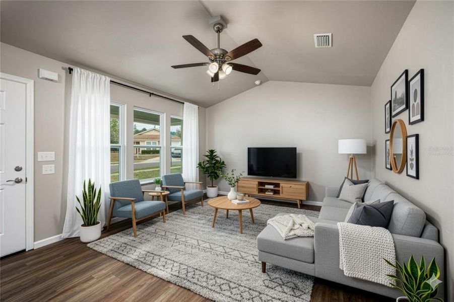Furnished interior view inside a new home in , Gainesville (Image 3).