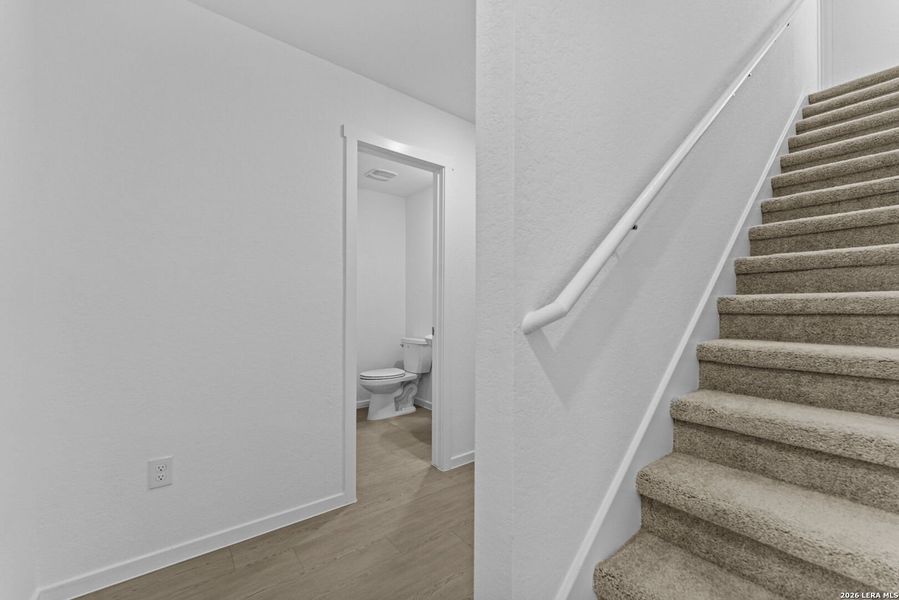 Spacious, unfurnished interior of a new home in Guadalupe Ridge, New Braunfels (Image 34). Spacious, unfurnished interior of a new home in Guadalupe Ridge, New Braunfels (Image 34).