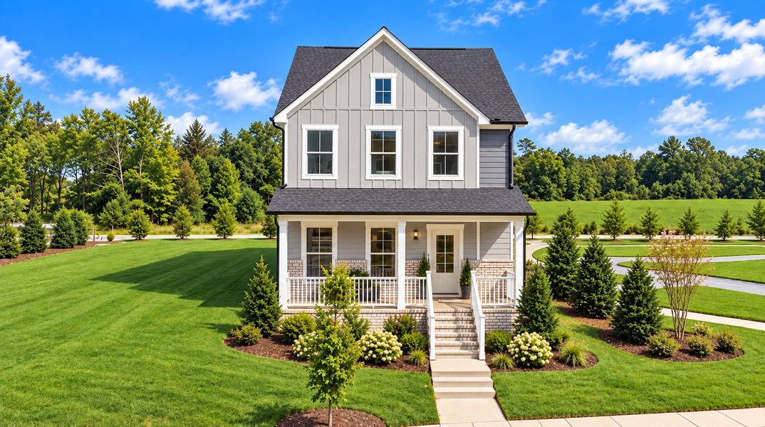 Representative exterior photo of a completed home built from the Scarlett by Pulte Homes in Mailman Post, Knightdale, NC (Image 20).