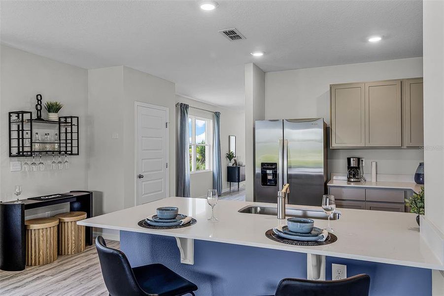 Furnished interior view inside a new home in Villamar, Winter Haven (Image 9). Furnished interior view inside a new home in Villamar, Winter Haven (Image 9).