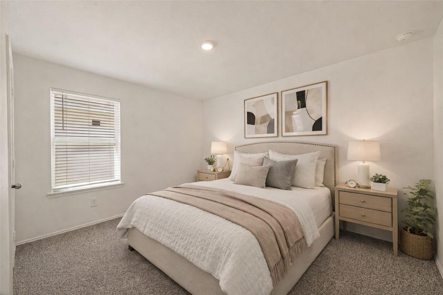 This image is virtually enhanced to help visualize the space.