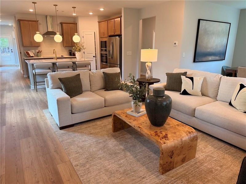 Furnished interior view inside a new home in Greene Farm, Cartersville (Image 13).