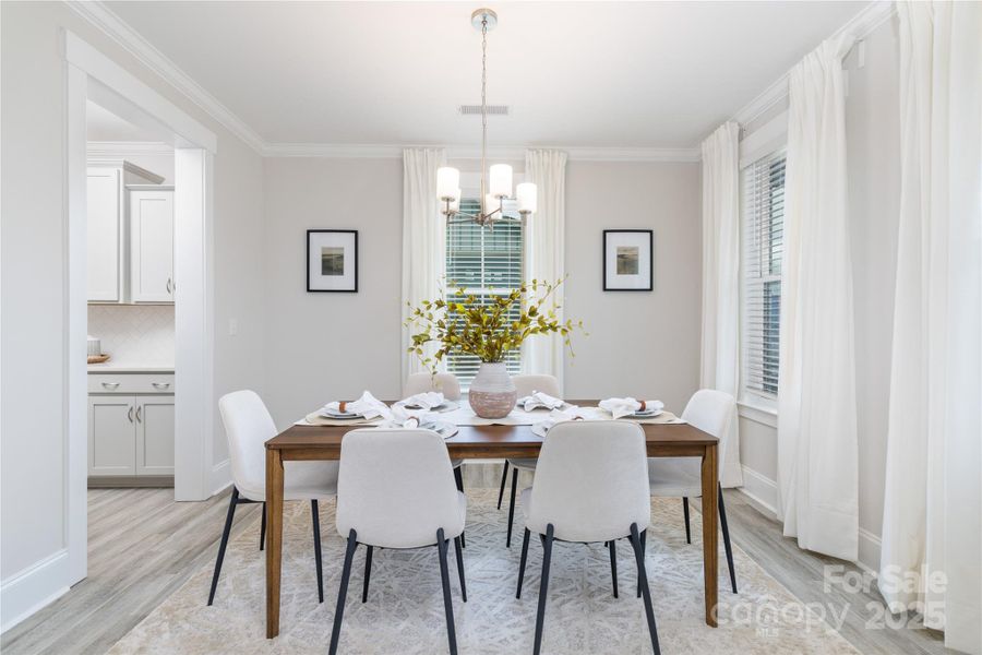 Furnished interior view inside a new home in Riverwalk, Rock Hill (Image 11).