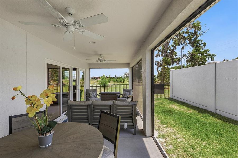 Exterior details and patio area of a home in , The Villages (Image 27).