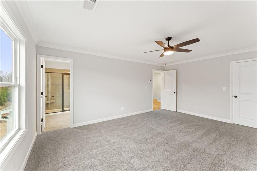 Spacious, unfurnished interior of a new home in Bluffs at Bells Ferry, Marietta (Image 22).