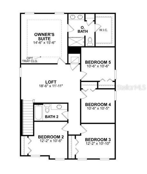 2D floor plan layout of this home in Brighton, Venice, FL (Image 3). 2D floor plan layout of this home in Brighton, Venice, FL (Image 3).